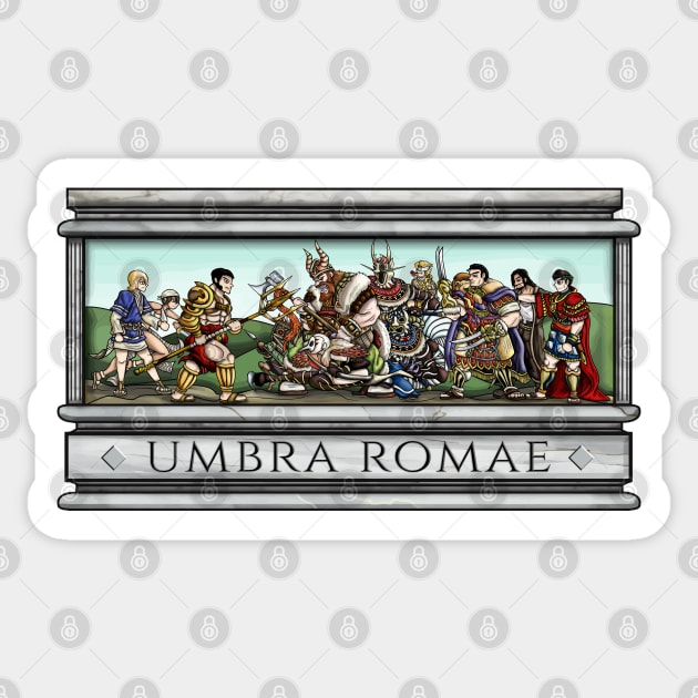 Umbra Romae Color Version Sticker by WarioPunk